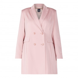 PERSONA BY MARINA RINALDI LONG JACKET ROSE PINK - Plus Size Collection