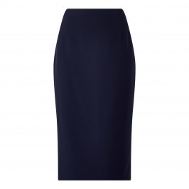 MARINA RINALDI NAVY PENCIL SKIRT - Plus Size Collection