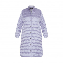 PERSONA BY MARINA RINALDI QUILTED PUFFER COAT AZURE - Plus Size Collection