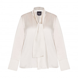 PERSONA BY MARINA RINALDI SATIN SHIRT CREAM - Plus Size Collection