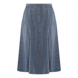 PERSONA BY MARINA RINALDI DENIM SKIRT - Plus Size Collection