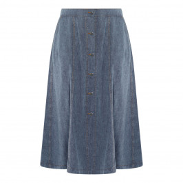 PERSONA BY MARINA RINALDI DENIM SKIRT - Plus Size Collection