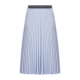 PERSONA BY MARINA RINALDI PALE BLUE PLEATED SKIRT - Plus Size Collection