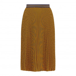 PERSONA BY MARINA RINALDI MUSTARD PLEATED SKIRT - Plus Size Collection