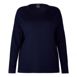 PERSONA BY MARINA RINALDI SWEATER NAVY  - Plus Size Collection