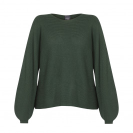 PERSONA BY MARINA RINALDI SWEATER MILITARY GREEN - Plus Size Collection