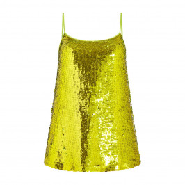 Persona by Marina Rinaldi Sequin Top Lime - Plus Size Collection