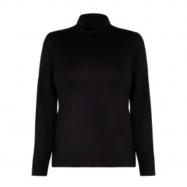 PERSONA BY MARINA RINALDI POLO NECK BLACK - Plus Size Collection
