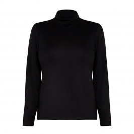 PERSONA BY MARINA RINALDI POLO NECK BLACK - Plus Size Collection