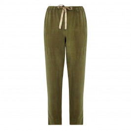 PERSONA BY MARINA RINALDI TROUSER KHAKI  - Plus Size Collection