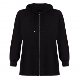 Persona by Marina Rinaldi Hoodie Black  - Plus Size Collection