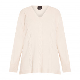 Persona by Marina Rinaldi Wool Blend Sweater Chalk - Plus Size Collection
