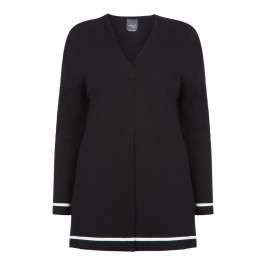 PERSONA BY MARINA RINALDI CARDIGAN BLACK - Plus Size Collection