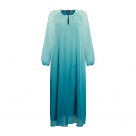 Persona by Marina Rinaldi Chiffon Dress Aqua - Plus Size Collection