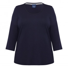 Persona By Marina Rinaldi Viscose Jersey T-shirt Navy - Plus Size Collection