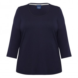 Persona By Marina Rinaldi Viscose Jersey T-shirt Navy - Plus Size Collection