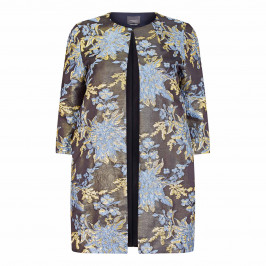 PERSONA BY MARINA RINALDI JACQUARD DUSTER COAT - Plus Size Collection