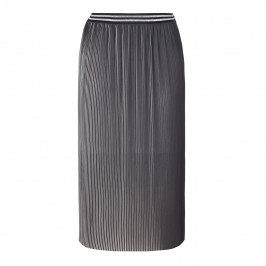 PERSONA by Marina Rinaldi pleated metallic SKIRT - Plus Size Collection