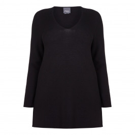 Persona Black Wool Sweater - Plus Size Collection