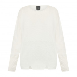 Persona by Marina Rinaldi Sweater with Cashmere White  - Plus Size Collection