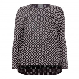PERSONA BY MARINA RINALDI JACQUARD SWEATER - Plus Size Collection