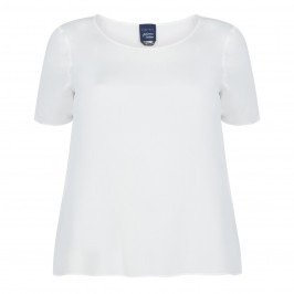 PERSONA BY MARINA RINALDI CREAM GEORGETTE TOP - Plus Size Collection