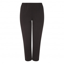 PERSONA BY MARINA RINALDI STRETCH JERSEY TROUSERS BLACK - Plus Size Collection
