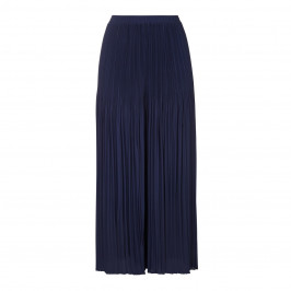 PERSONA BY MARINA RINALDI navy pleated wide leg TROUSERS - Plus Size Collection