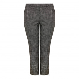 PERSONA BY MARINA RINALDI MOULINE EFFECT CIGARETTE TROUSER - Plus Size Collection