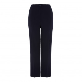 PERSONA BY MARINA RINALDI NAVY FRONT CREASE FRONT ZIP TROUSERS - Plus Size Collection