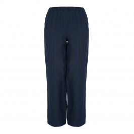 PERSONA BY MARINA RINALDI PINSTRIPE LINEN TROUSERS - Plus Size Collection