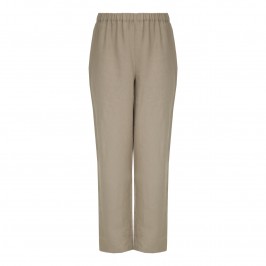 PERSONA wide leg linen TROUSERS - Plus Size Collection