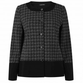 Luisa Viola Houndstooth JACKET - Plus Size Collection