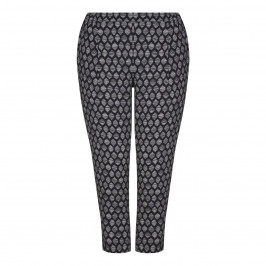 Marina Rinaldi Monochrome print TROUSERS - Plus Size Collection