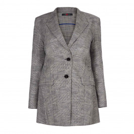 SALLIE SAHNE PRINCE OF WALES CHECK JACKET - Plus Size Collection