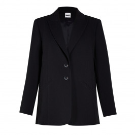 SALLIE SAHNE TRIACETATE BLAZER BLACK - Plus Size Collection