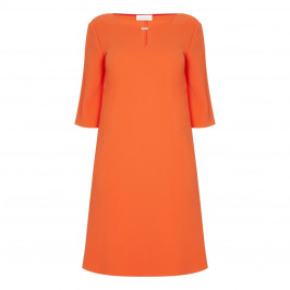 SALLIE SAHNE SHIFT DRESS WITH KEYHOLE NECKLINE - Plus Size Collection