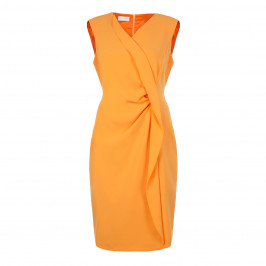 SALLIE SAHNE FRONT RUFFLE DRESS WITH OPTIONAL SLEEVES - Plus Size Collection