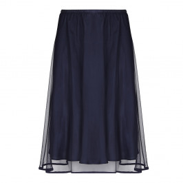 Sallie Sahne navy tulle SKIRT - Plus Size Collection