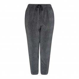 SALLIE SAHNE LUREX DRAWSTRING TROUSER - Plus Size Collection