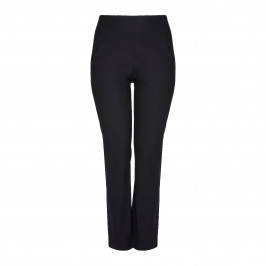 Sallie Sahne STRETCH BLACK STRAIGHT LEG TROUSERS - Plus Size Collection