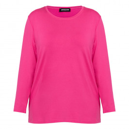 Seeyou T-Shirt Long Sleeve Fuchsia - Plus Size Collection
