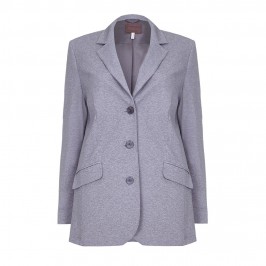 SEMPRE PIU MELANGE GREY PUNTO MILANO BLAZER - Plus Size Collection