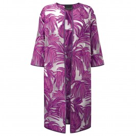 MARINA RINALDI SILK DEVORé DUSTER - Plus Size Collection