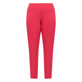 Tia Pull-On Trousers Coral  - Plus Size Collection