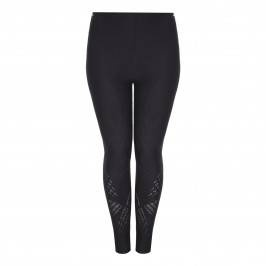 BEIGE LABEL BLACK LUREX EMBELLISHED LEGGING - Plus Size Collection