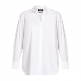 VERPASS COTTON BLEND SHIRT WHITE - Plus Size Collection