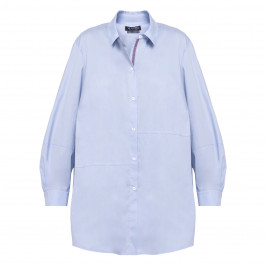 VERPASS COTTON SHIRT BLUE - Plus Size Collection