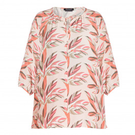 VERPASS SHIRT PRINT CORAL  - Plus Size Collection