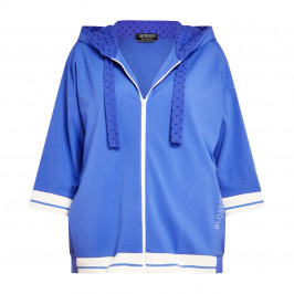 Verpass Broderie Hoody Cobalt - Plus Size Collection